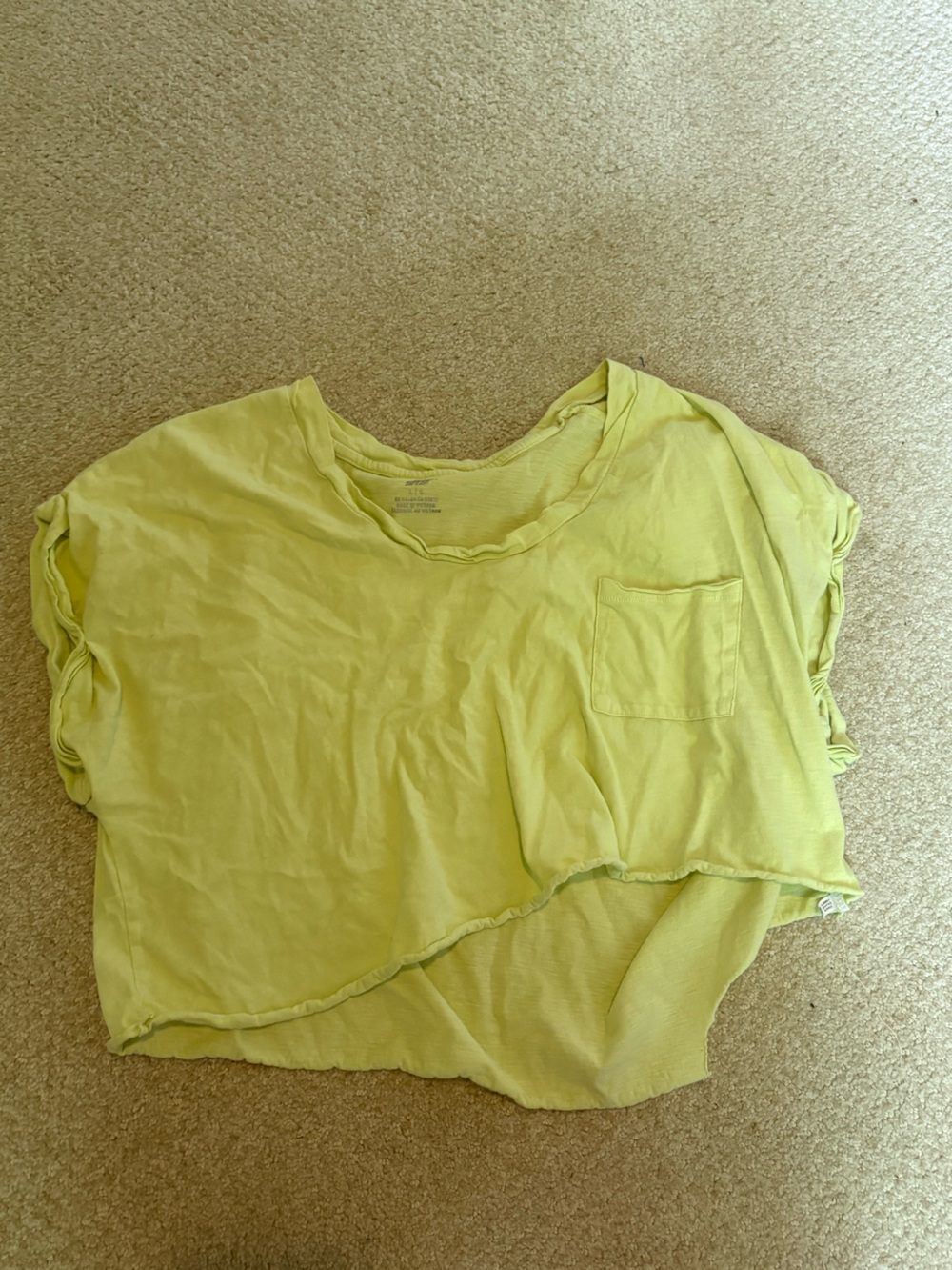 Aerie oversized cropped tee